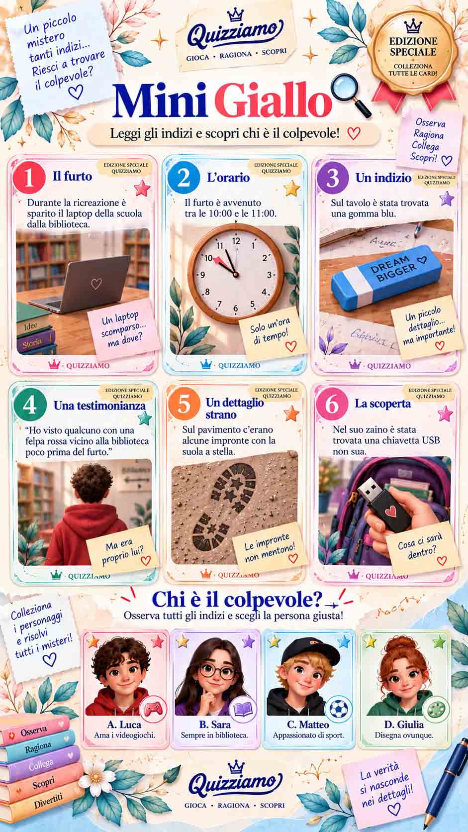 Card 1 Furto a scuola